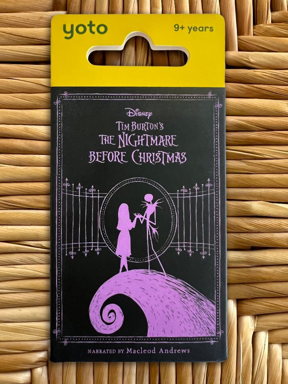Nightmare Before Christmas Yoto card Tim Burton Disney